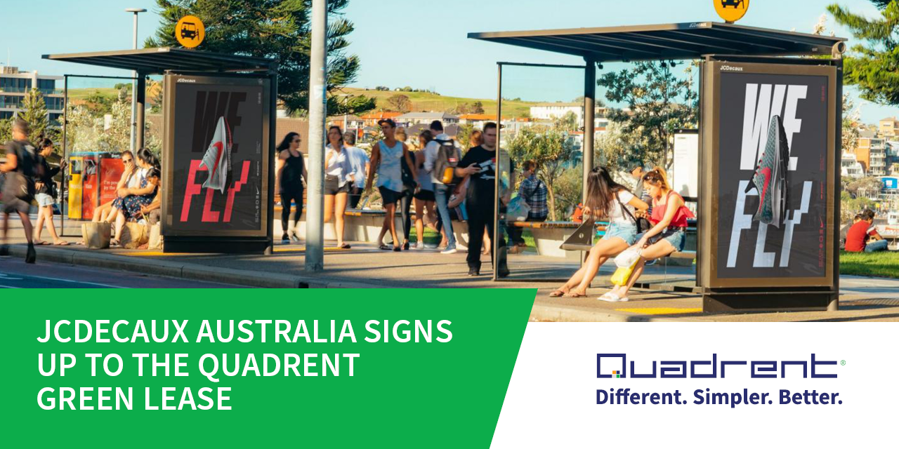 JCDecaux Signs up to the Quadrent Green Lease